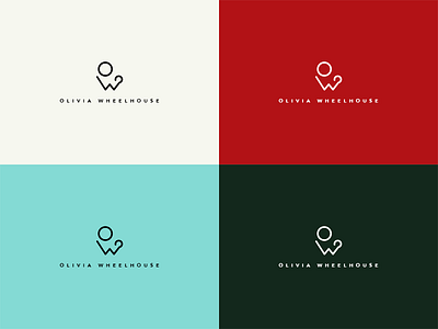 Olivia Wheelhouse Branding Colours branding graphic design graphics identity lettering logo logotype mark olivia wheelhouse typography wordmark