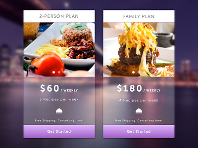 Pricing clean dailyui elegant food meal pricing sketch ui