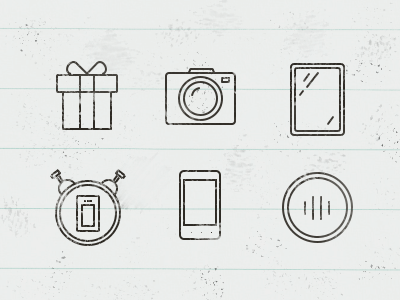 2 px line icon gift glass icon ios lens line phone radio ui voice