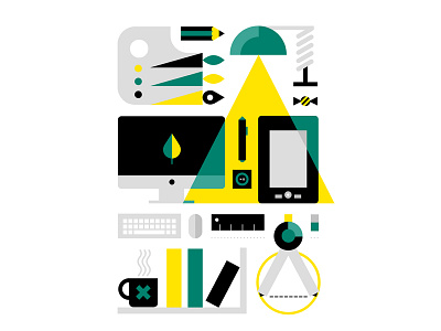 Designer's Kit creative design designer illustrator process stuff work