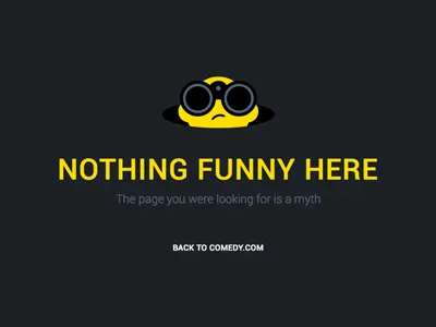 404 404 binocular comedy funny humor microcopy myth nothing sofa