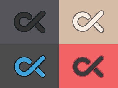 CK Logo identity initials logo logotype monogram personal identity