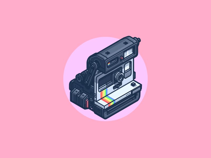 Snap! animation camera illustration isometric