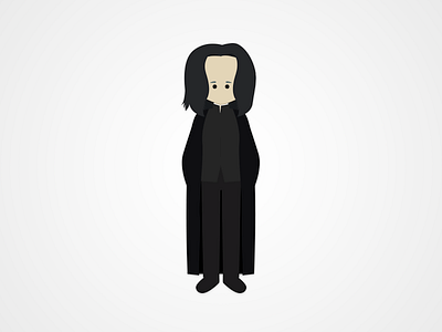 RIP Alan Rickman actor alan rickman avatar cartoon celebrity character drawing flat design harry potter hrryg severus snape slytherin