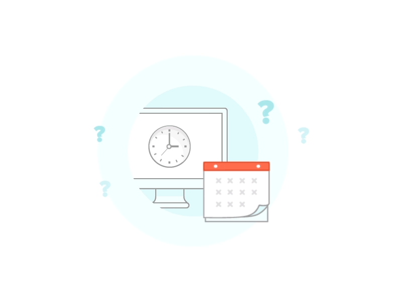 Calendar book calendar clock graphics icon illustration motion search