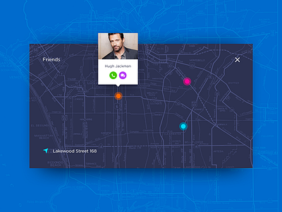 Location card dailyui location map ui ux