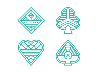 Playing Card Theme card club diamond heart illustration spade
