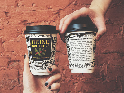 Heine Brothers' Coffee Cup beverage coffee cup heine brothers packaging louisville