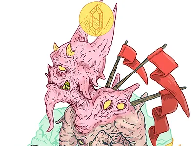 Week 2 of 52 52 week project creature drawing illustration monster pen and ink