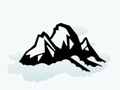 above the clouds clouds mountain snow