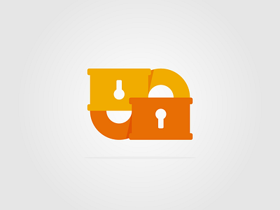 infinity locks lock locking padlock secure security symbol vector