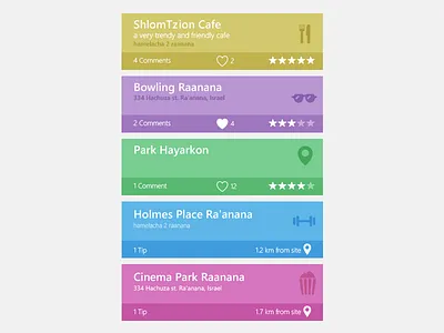 Travel tips app app travel ui