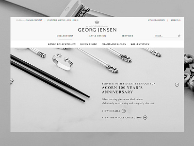 Georg Jensen — Acorn Collection acorn big images campaign danish design gallery georg jensen jewellery