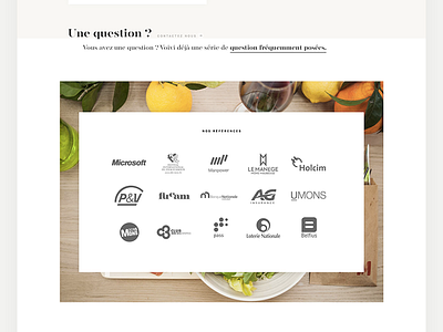 WIP Caterer Website caterer catering clean elegant gold minimal one page parallax personnal simple single page