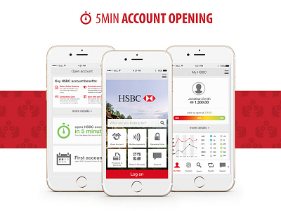 HSBC 2015 Vision banking concept creative design direction ui ux