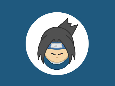 Sasuke anime asian character cute illustration naruto sasuke