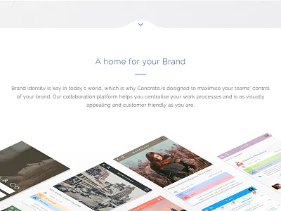Perspective UI Shots - Concrete Website angle interface isometric perspective shot ui user website