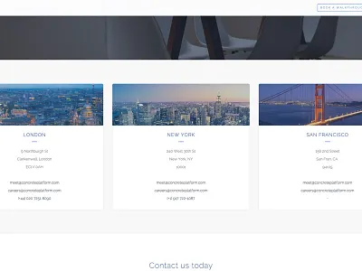 Location Address Blocks - Concrete address angles concrete contact design hand location mobile page web website
