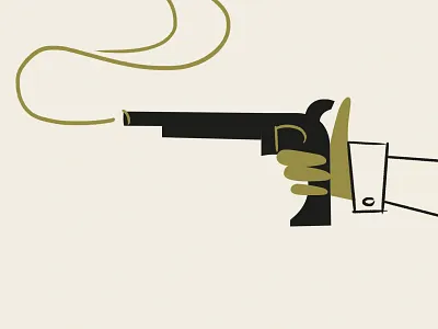 Hero Image IV crime editorial german gun illustration tatort tvseries