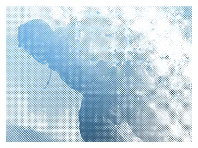 Shred design half tone noise pixelated