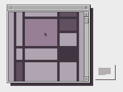 Web design is history. cognition mondrian netscape