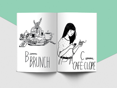 Alphabet book alphabet illustration lifestyle paris