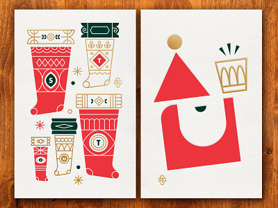 Stout Holiday Cards cards foil holiday letterpress stout sf