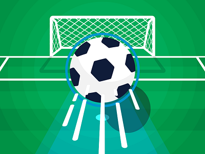 Goal ball field goal illustration illustrator kick soccer sports vector