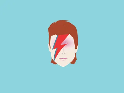 Bowie bowie david illustration minimal