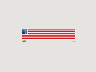 VOTE II something old with something new aiga flag iconography