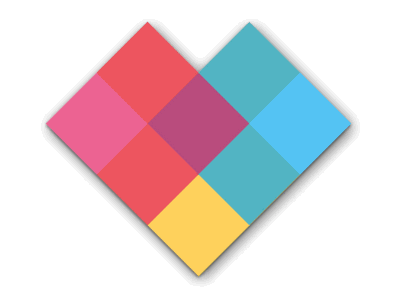 Pixel Heart animation geometric heart pixel