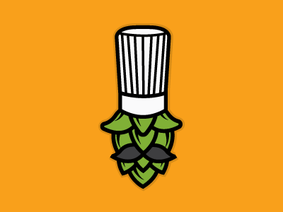 Hop Chef beer craft beer graphic design hops illustration