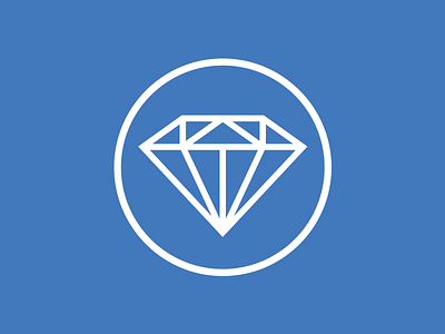 IDC logomark branding diamond icon identity line logo mark