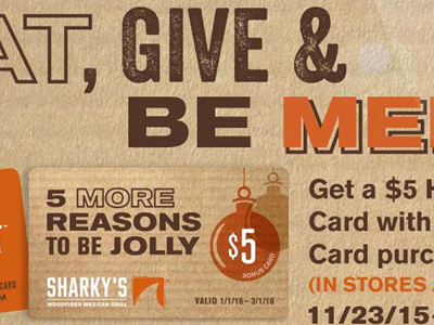 Sharkey's Restaurants marketing sharkeys typography web design