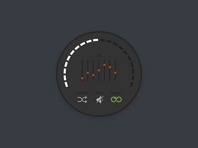 Settings 007 dailyui music player settings