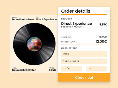 DailyUi #002 002 card checkout credit dailyui interface user