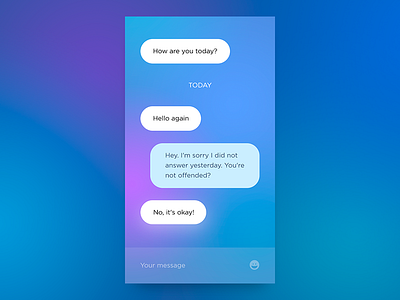 Chat App app colors dailyui ui ux