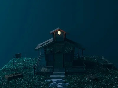 Abandoned House 3d animation