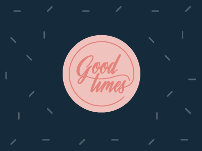 Good Times brand logo typography