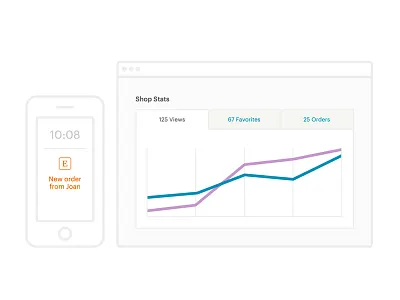 Seller Tools Illustration illustration ui