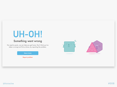 Daily UI #008 - 404 Page 008 404 page dailyui stemodo web