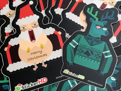Christmas stickers sticker stickerhd