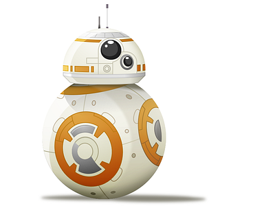 BB-8 bb8 drawing droid sketch starwars