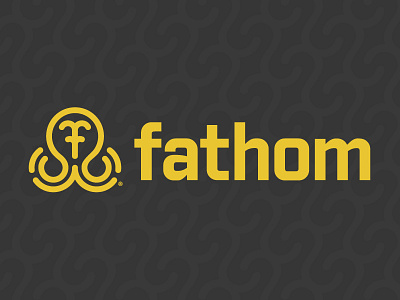 Fathom brand branding icon knowledge logo logotype octopus