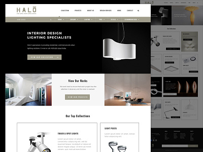 Lighting Specialist Web Redesign architecture interior design web design