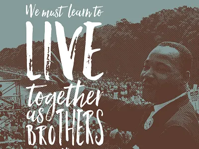 MLK Day Quotester graphic design martin luther king jr mlk poster preview quote quotester skinnyd