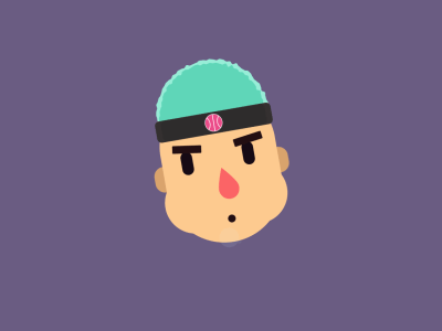 Monday Hard Work after effects animation gif head illustration loop monday motion graphics work