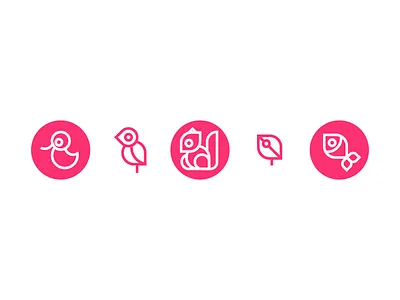 Icons bird duck fish flat flaticon icons squirrel