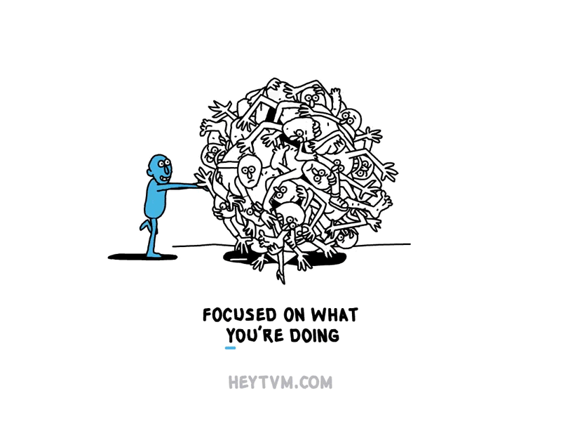 Focus animation focus heytvm illustration