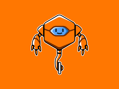 Protobot help illustrator minimal robot svg vector